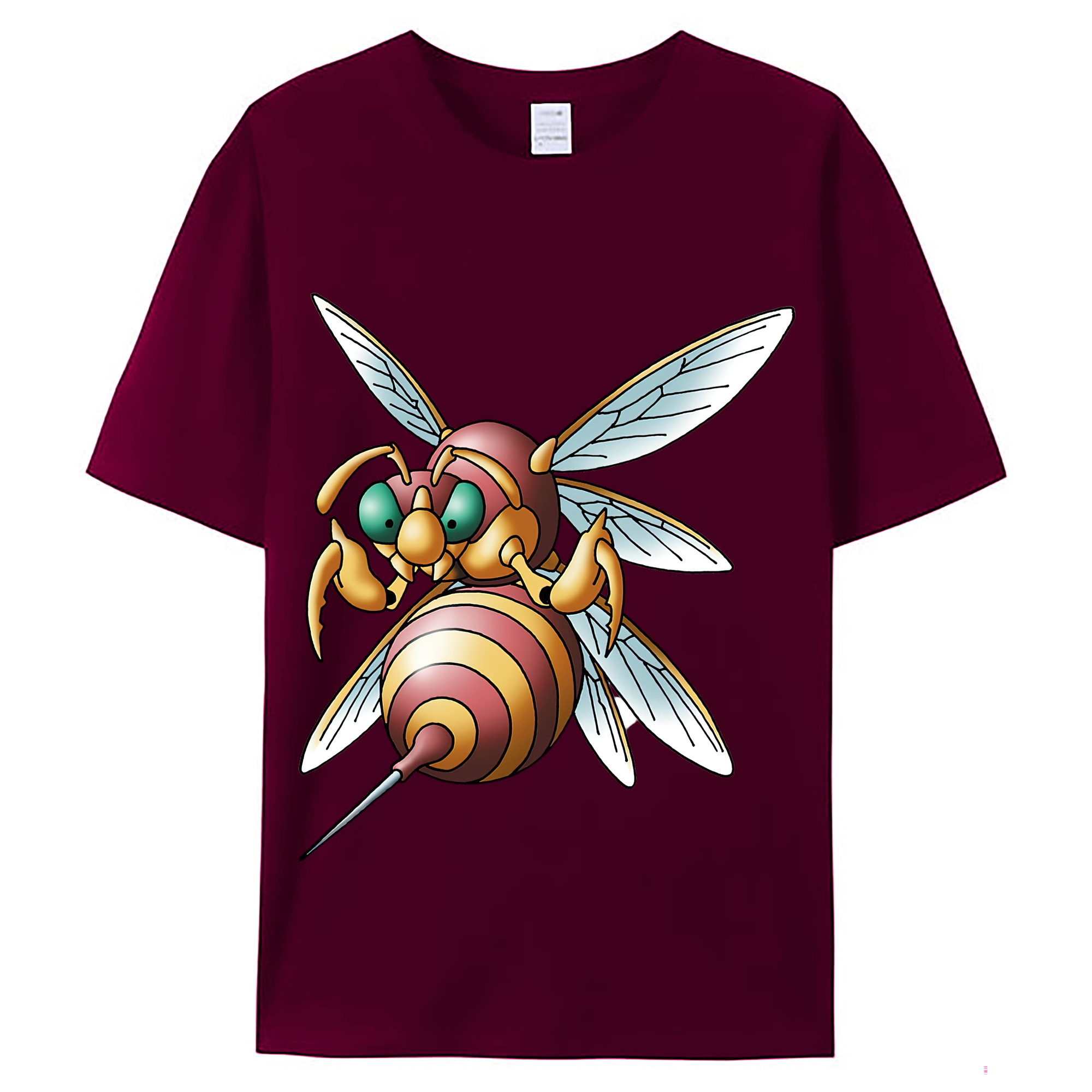 （画像用） ドラゴンクエスト Doragon Kuesuto Dragon Quest レディースカジュアルプリントTシャツ（綿100％）